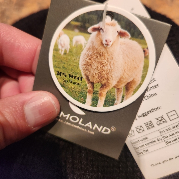 Camoland Wool Beanie Hat with visor and earflaps - NEW with tags - Picture 4 of 5